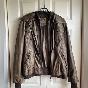 Made by Johnny Faux Leather Jacket
